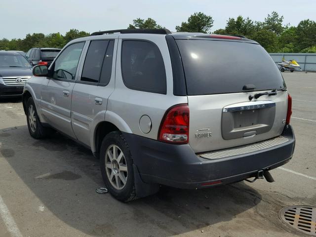 5GADT13S842267717 - 2004 BUICK RAINIER CX SILVER photo 3