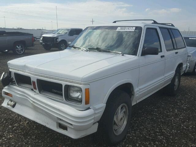 1GHDT13W2P2702778 - 1993 OLDSMOBILE BRAVADA WHITE photo 2