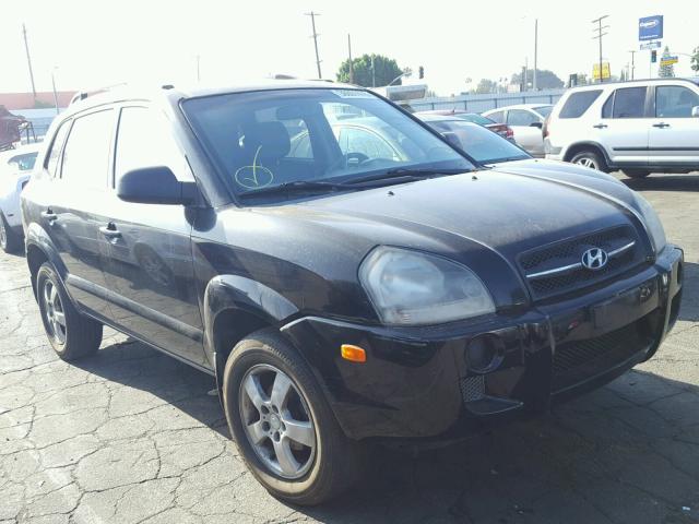 KM8JM12B16U253578 - 2006 HYUNDAI TUCSON GL BLACK photo 1