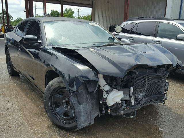 2C3CDXAT5EH259304 - 2014 DODGE CHARGER PO BLACK photo 1