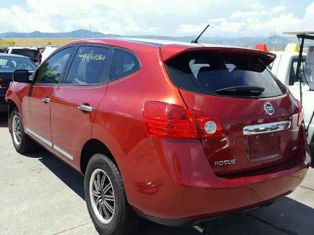 JN8AS5MV3BW272550 - 2011 NISSAN ROGUE S RED photo 3