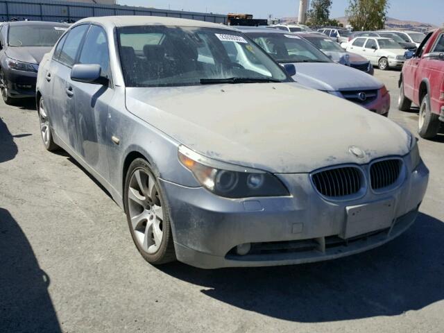 WBANB33535B115774 - 2005 BMW 545 I SILVER photo 1