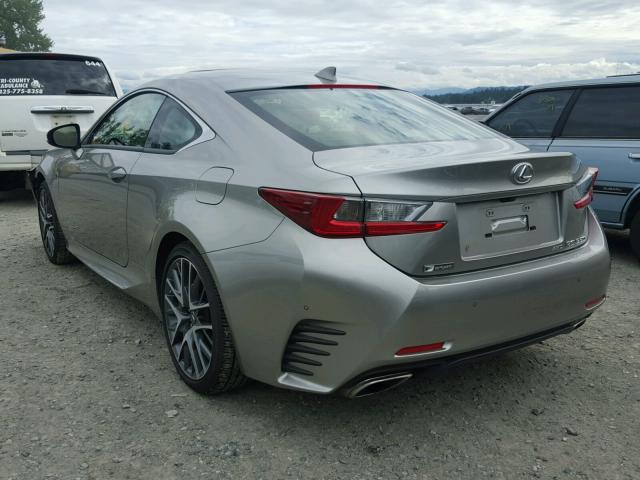 JTHSE5BC5H5008445 - 2017 LEXUS RC 350 GRAY photo 3