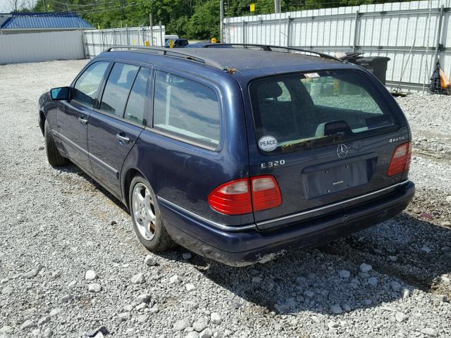 WDBJH82FXWX002740 - 1998 MERCEDES-BENZ E 320 4MAT BLUE photo 3