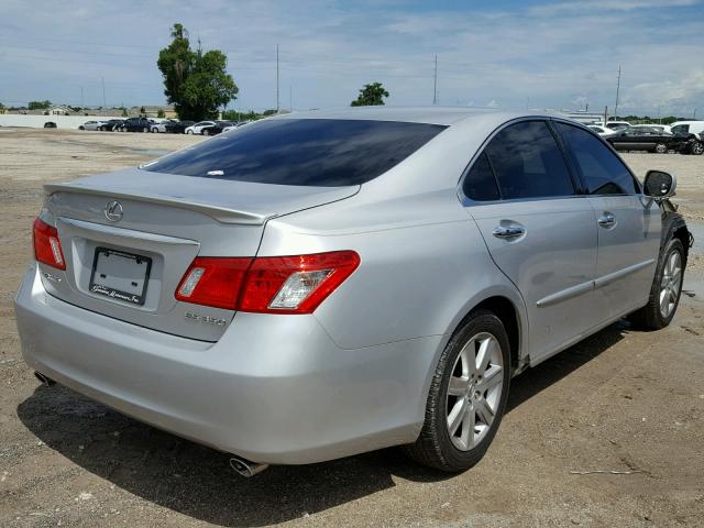 JTHBJ46GX72130186 - 2007 LEXUS ES 350 SILVER photo 4