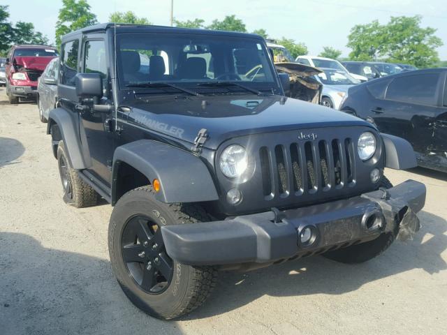 1C4AJWAGXGL150951 - 2016 JEEP WRANGLER S BLACK photo 1