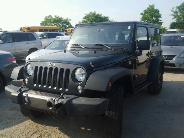 1C4AJWAGXGL150951 - 2016 JEEP WRANGLER S BLACK photo 2
