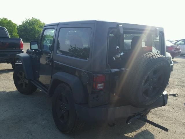 1C4AJWAGXGL150951 - 2016 JEEP WRANGLER S BLACK photo 3