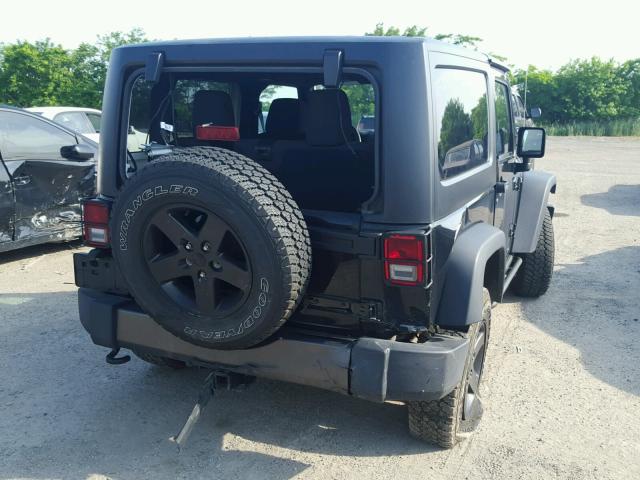 1C4AJWAGXGL150951 - 2016 JEEP WRANGLER S BLACK photo 4