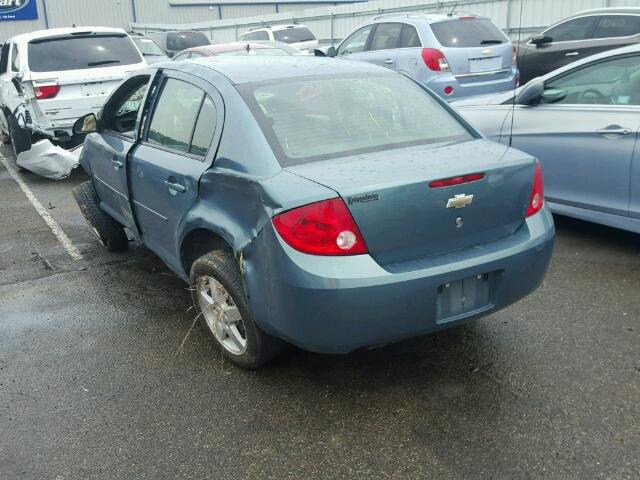 1G1AF5F54A7192172 - 2010 CHEVROLET COBALT 2LT TEAL photo 3