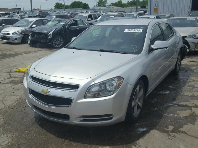 1G1ZC5EU4BF354278 - 2011 CHEVROLET MALIBU 1LT 银色 照片 2
