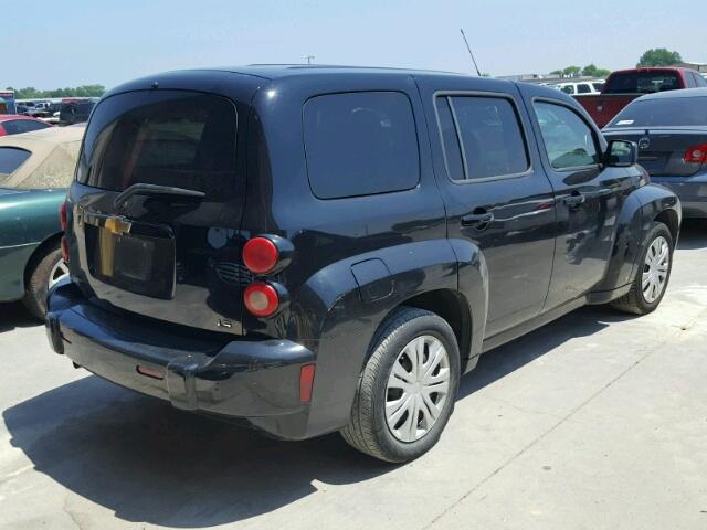 3GNCA13BX9S635687 - 2009 CHEVROLET HHR LS BLACK photo 4
