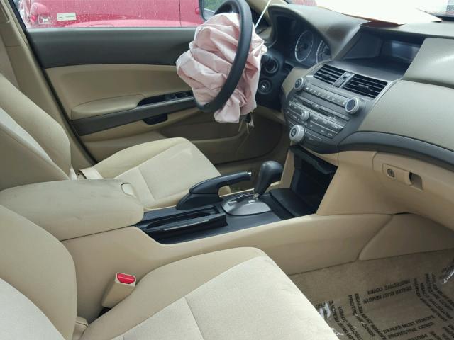 1HGCP26438A095918 - 2008 HONDA ACCORD LXP MAROON photo 5