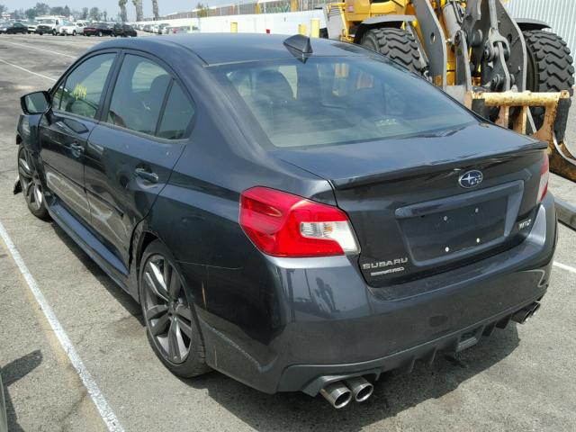 JF1VA1E66H9810168 - 2017 SUBARU WRX PREMIU GRAY photo 3