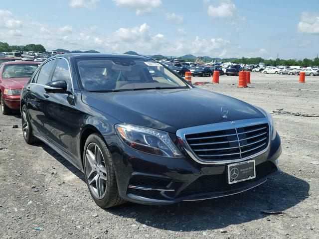 WDDUG8FB9FA107481 - 2015 MERCEDES-BENZ S 550 4MAT BLACK photo 1