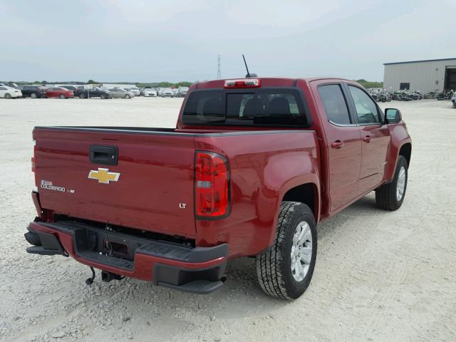 1GCGSCEN5J1133296 - 2018 CHEVROLET COLORADO L RED photo 4