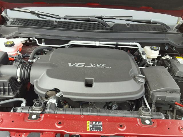 1GCGSCEN5J1133296 - 2018 CHEVROLET COLORADO L RED photo 7