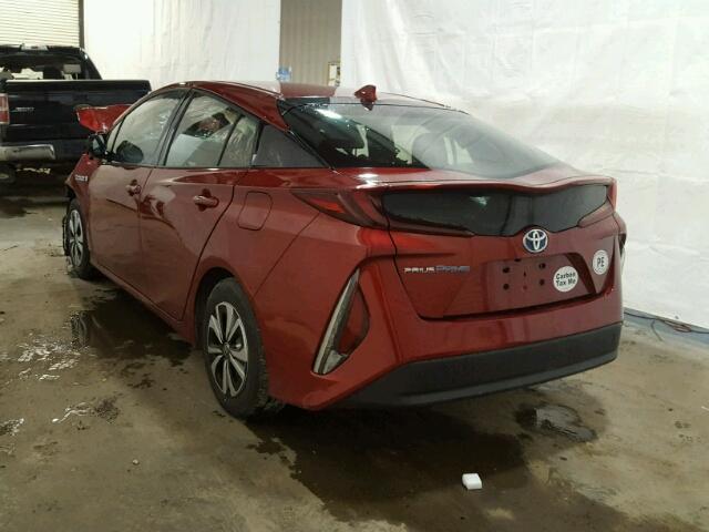 JTDKARFP0H3001402 - 2017 TOYOTA PRIUS PRIM 红色 照片 3