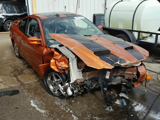 1G2NV12E84C129361 - 2004 PONTIAC GRAND AM G ORANGE photo 1