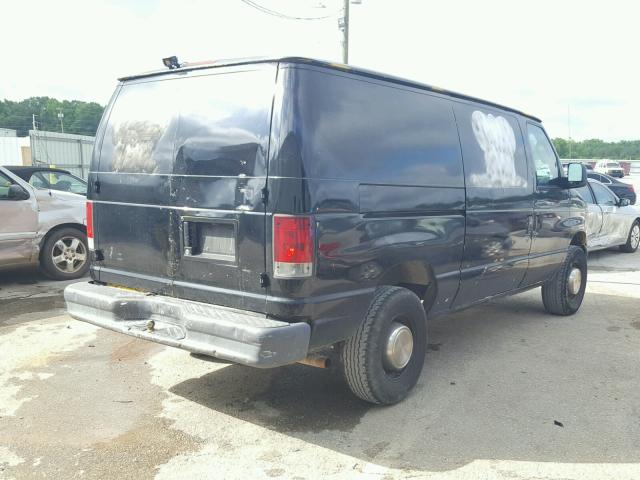 1FTNE24W56HB25684 - 2006 FORD ECONOLINE BLACK photo 4