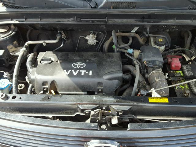 JTLKT324X54009486 - 2005 TOYOTA SCION XB BLACK photo 7