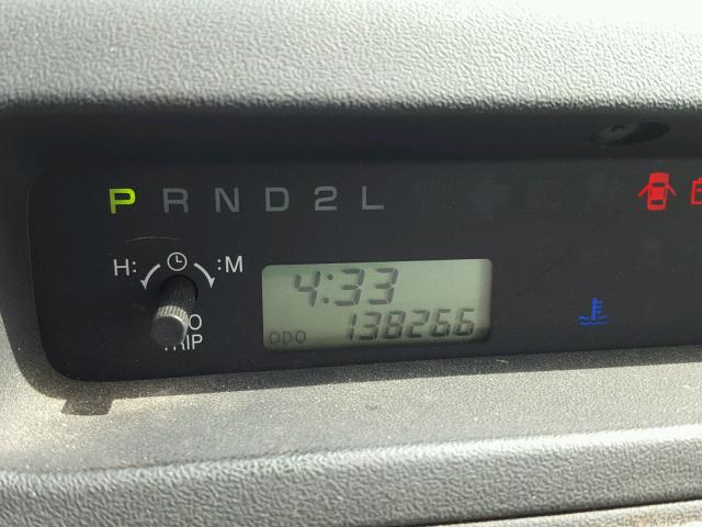 JTLKT324X54009486 - 2005 TOYOTA SCION XB BLACK photo 8