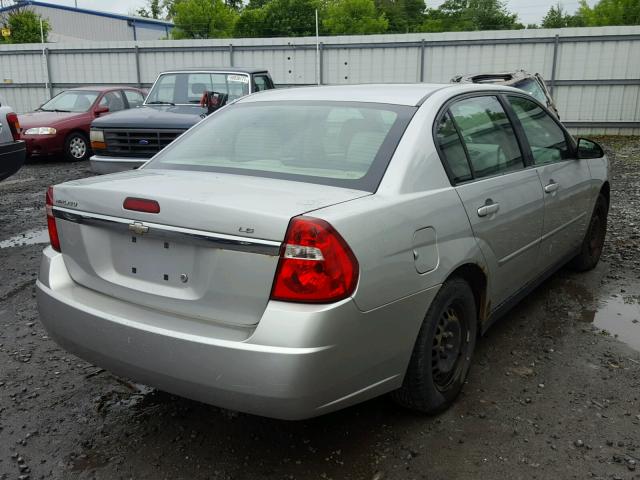 1G1ZS58F17F130649 - 2007 CHEVROLET MALIBU LS 银色 照片 4