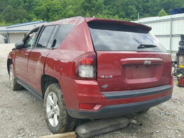 1C4NJDBB5GD535496 - 2016 JEEP COMPASS SP RED photo 3