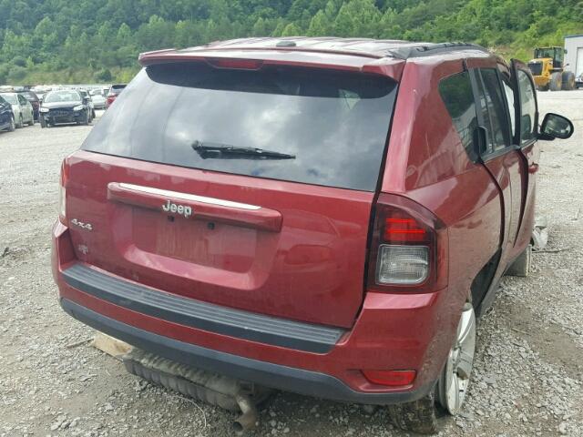 1C4NJDBB5GD535496 - 2016 JEEP COMPASS SP RED photo 4