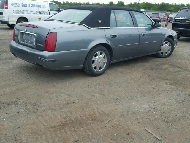 1G6KD54Y25U126163 - 2005 CADILLAC DEVILLE BLUE photo 4