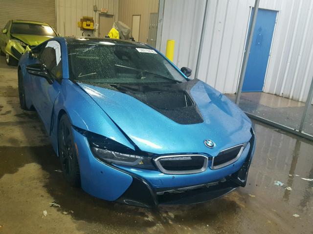 WBY2Z2C56GC676111 - 2016 BMW I8 BLUE photo 1