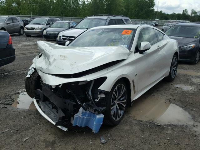 JN1EV7EK3HM364074 - 2017 INFINITI Q60 PREMIU WHITE photo 2