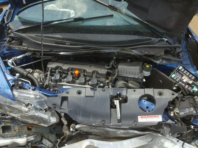 19XFB2F94DE027205 - 2013 HONDA CIVIC EXL BLUE photo 7
