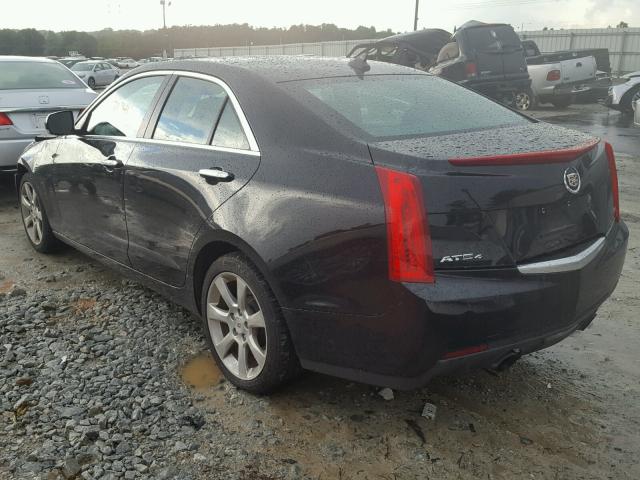 1G6AH5R3XE0122737 - 2014 CADILLAC ATS LUXURY BLACK photo 3