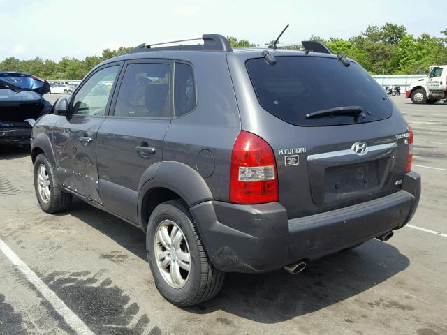 KM8JN72D47U631024 - 2007 HYUNDAI TUCSON SE GRAY photo 3