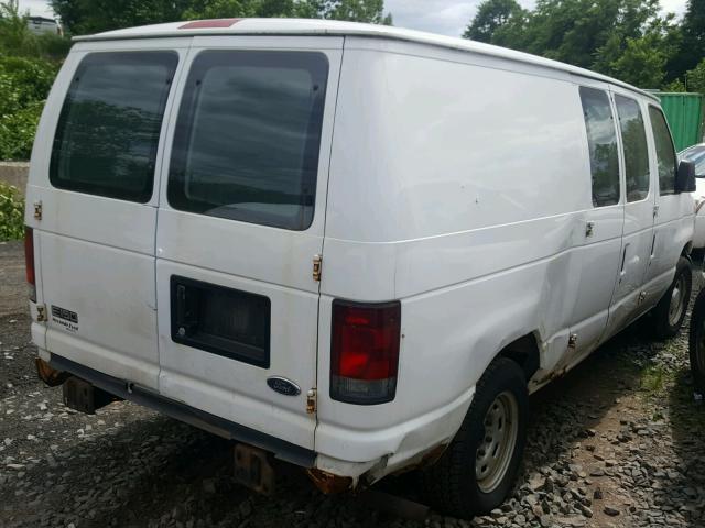 1FTRE14W35HA67634 - 2005 FORD ECONOLINE WHITE photo 4