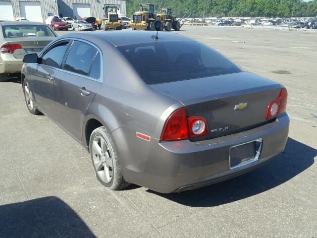 1G1ZC5E12BF186422 - 2011 CHEVROLET MALIBU 1LT ნაცრისფერი ფოტო 3