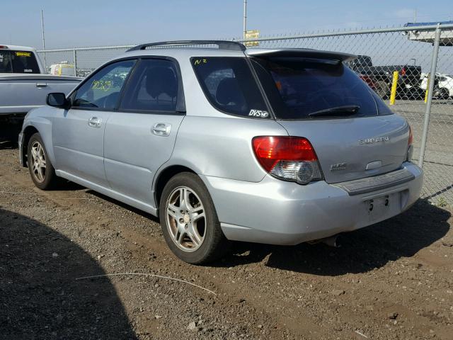 JF1GG67515H801565 - 2005 SUBARU IMPREZA RS SILVER photo 3