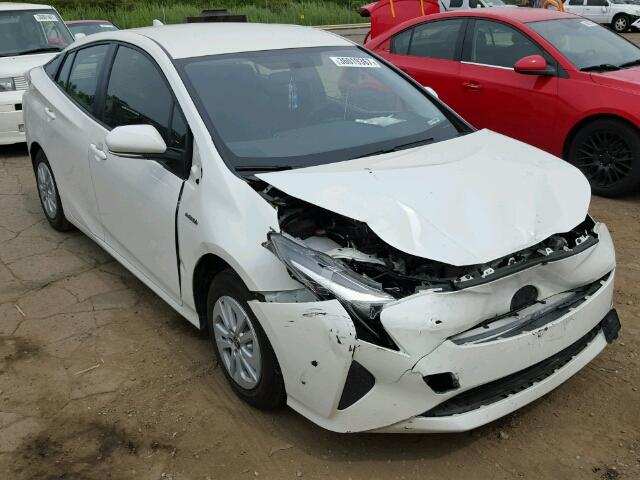 JTDKBRFU7G3517130 - 2016 TOYOTA PRIUS WHITE photo 1