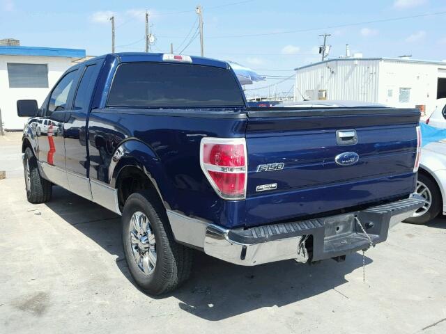 1FTRX12V69KB37320 - 2009 FORD F150 SUPER BLUE photo 3