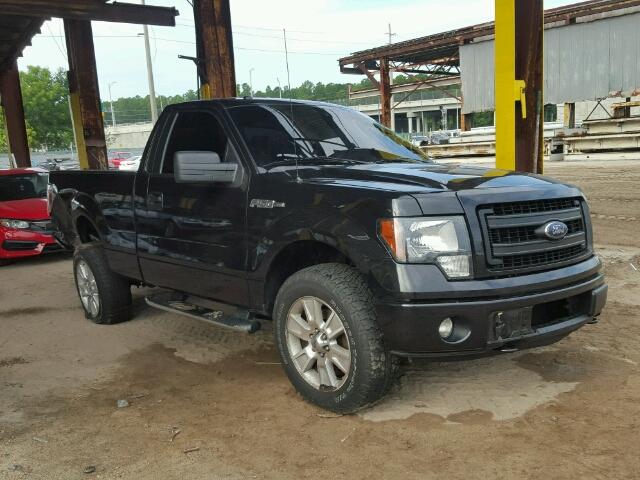 1FTMF1EFXDKG19329 - 2013 FORD F150 BLACK photo 1