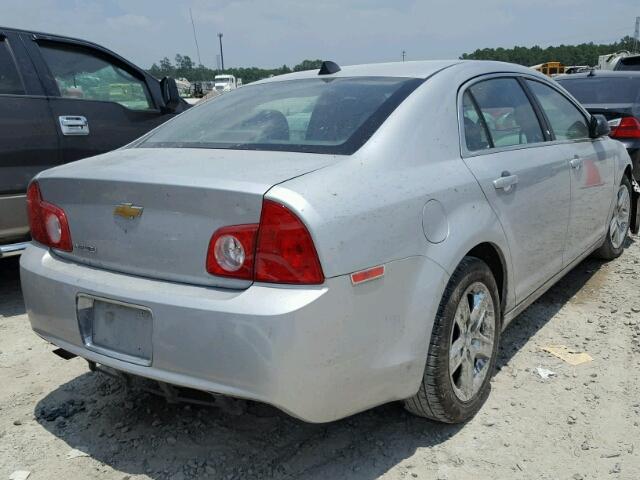 1G1ZA5E01CF350225 - 2012 CHEVROLET MALIBU LS 银色 照片 4