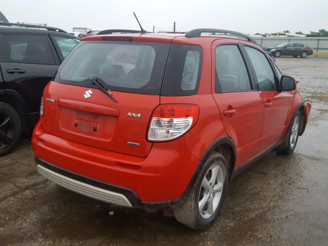 JS2YB413375100559 - 2007 SUZUKI SX4 RED photo 4