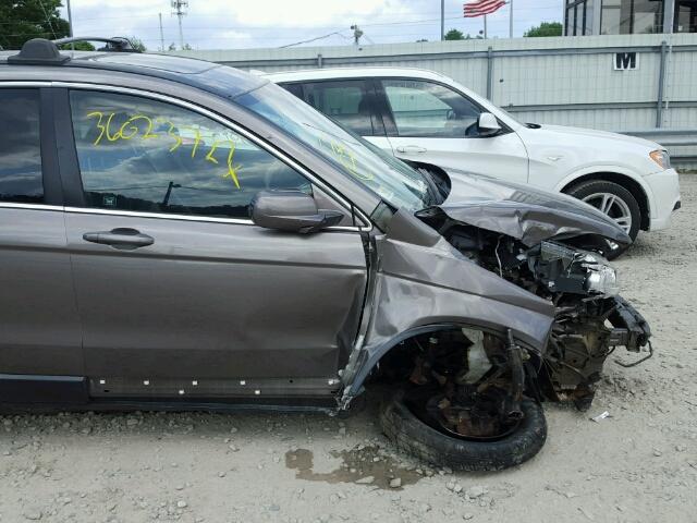 5J6RE48789L027891 - 2009 HONDA CR-V GRAY photo 9