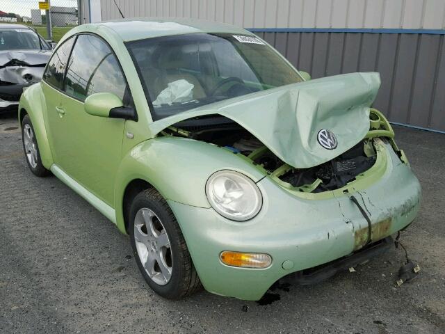 3VWCK21C31M467257 - 2001 VOLKSWAGEN NEW BEETLE GREEN photo 1