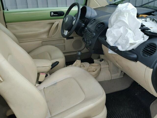 3VWCK21C31M467257 - 2001 VOLKSWAGEN NEW BEETLE 绿色 照片 5