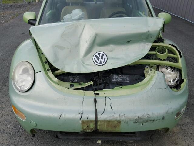 3VWCK21C31M467257 - 2001 VOLKSWAGEN NEW BEETLE 绿色 照片 9