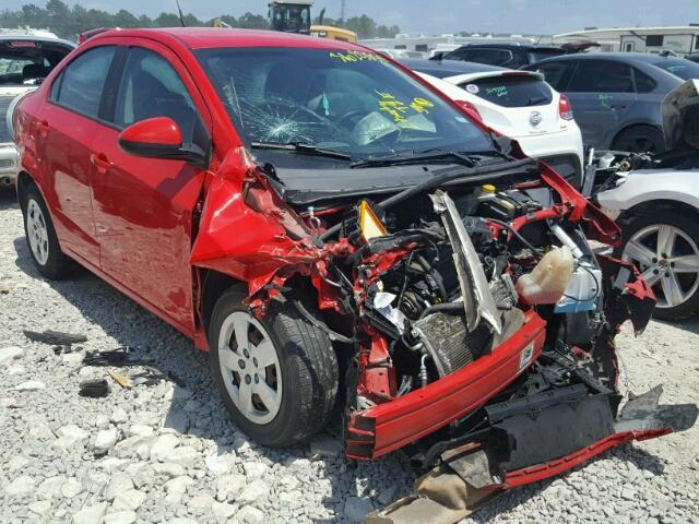 1G1JB5SH7E4236264 - 2014 CHEVROLET SONIC LS 红色 照片 1