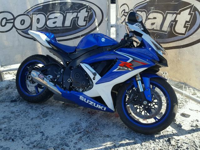 JS1GN7EA382108598 - 2008 SUZUKI GSX-R600 BLUE photo 1