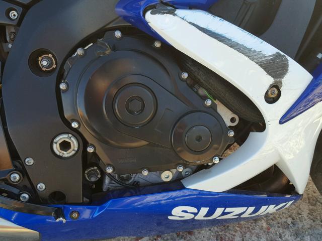 JS1GN7EA382108598 - 2008 SUZUKI GSX-R600 BLUE photo 7